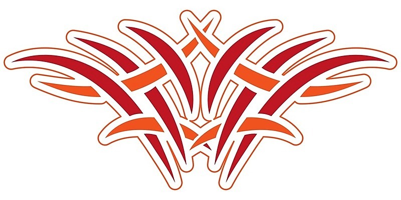 EPS 해외이미지 디자인 선 백그라운드 컨셉 패턴 오렌지 일러스트 추상 미술 그래픽 장식 빨간색 노란색 흰색 고립 엘리먼트 스타일 해외202004 해외일러스트 컬러 무늬 과일 문화예술 파일형식 벡터 이미지허브