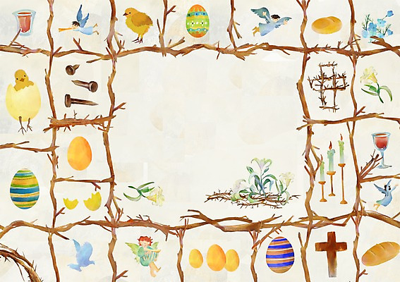 PSD 나무 식물 동물 꽃 기독교 종교 음식 빵 백그라운드 십자가 와인잔 일러스트 초 촛불 조류 천사 주류 사람없음 와인 알 나뭇가지 못 오브젝트 부활절계란 촛대 부활 국내일러스트 음료 술잔 부활절 계란 공구 파일형식