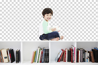 전신 편집이미지 라이프스타일 어린이교육 교육 남자 어린이라이프 어린이 책장 한명 미소 웃음 사람 앉기 동양인 소년 옆모습 책 독서 유치원생 한국인 PNG 남자만 남자한명만 어린이만 소년만 소년한명만 편집소스 1 뷰포인트 가구 모션 표정 인종 생활 파일형식