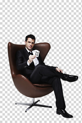 전신 서양인 외국인 백인 편집이미지 라이프스타일 응시 시선 남자 맨라이프 의자 한명 미소 들기 사람 앉기 정장 성인 옆모습 30대 청춘 게임 트럼프 도박 카지노 딜러 포커 PNG 도박장 장년만 성인만 편집소스 1 옷 뷰포인트 가구 컨셉 모션 놀이 표정 인종 생활 장년 놀이용품 파일형식