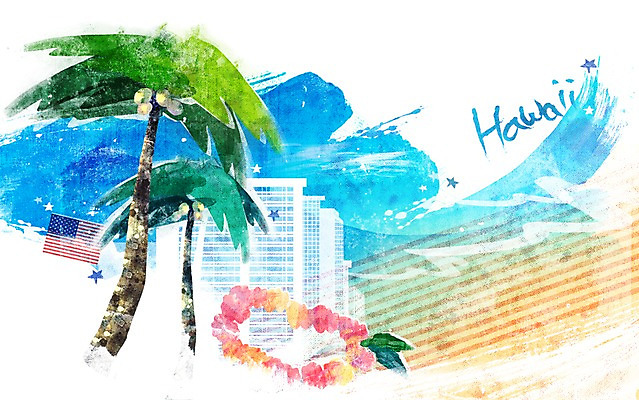 PSD 나무 식물 문자 건축물 손글씨 알파벳 영어 나라 상징 캘리배경 백그라운드 일러스트 캘리그라피 호텔 타이포그라피 글자캘리그라피 해변 사람없음 건물 단어 야자수 국기 하와이 꽃목걸이 국내일러스트 건축 꽃 바다 목걸이 숙소 미국 파일형식