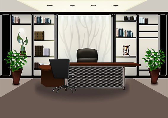 PSD 식물 화분 화초 백그라운드 의자 일러스트 조명 책장 사람없음 장식 책 인테리어 사무실 방 모래시계 책상 장식장 국내일러스트 디자인 모래 시계 가구 비즈니스 파일형식