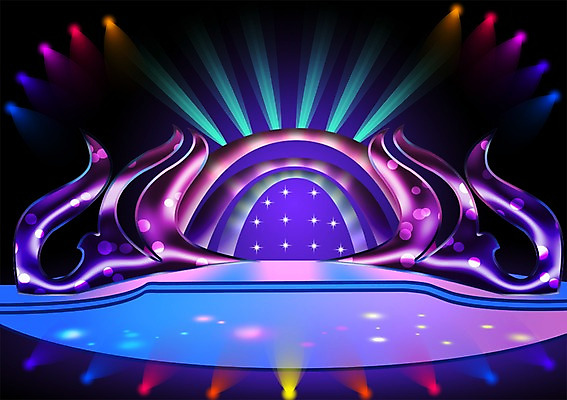 PSD 백그라운드 일러스트 조명 사람없음 인테리어 무대 국내일러스트 디자인 파일형식