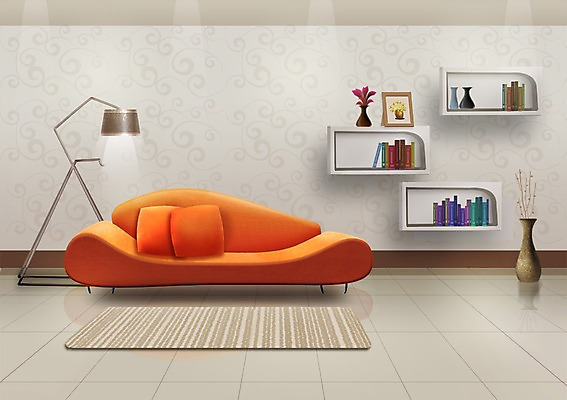 PSD 식물 꽃 가구 액자 백그라운드 쿠션 거실 의자 일러스트 조명 책장 사람없음 책 인테리어 소파 꽃병 카펫 스탠드 장식장 기념사진 국내일러스트 디자인 생활용품 파일형식