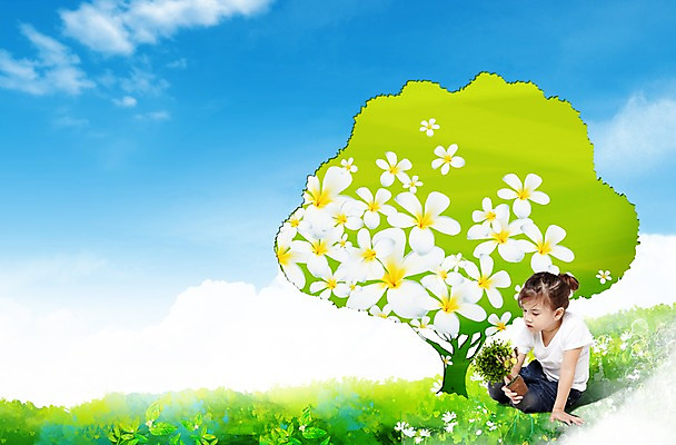 전신 PSD 서양인 외국인 나무 식물 구름 편집이미지 응시 계절 여자 꽃 화분 어린이 백그라운드 하늘 한명 들기 사람 앉기 풍경 소녀 잔디 초원 새싹 봄풍경 봄 풀 여자만 여자한명만 어린이만 소녀만 소녀한명만 이미지편집 자연요소 1 시선 모션 인종 파일형식