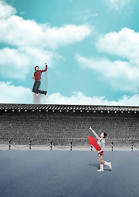 PSD 구름 편집 편집이미지 학생 응시 여학생 여자 교육 남자 화살표 도로 길 남학생 대학생 포즈 모션 하늘 돌담 기와 미소 웃음 들기 사람 동양인 손짓 20대 성인 두명 담장 캠퍼스라이프 점프 한국인 가리킴 발전 상승 돌담길 업그레이드 청년만 성인만 이미지편집 자연요소 라이프스타일 시선 컨셉 교통시설 표정 인종 청년 돌_바위 파일형식