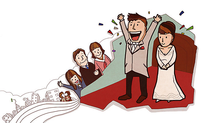 전신 PSD 동물 라이프스타일 건축물 드레스 여자 남자 딸 아들 신부 어린이 신랑 결혼 일러스트 가정 가족 결혼식 엄마 함께함 서기 웃음 사람 정장 턱시도 여러명 라이프 친구 부모 손들기 만세 자녀 가족라이프 아빠 강아지 즐거움 예식장 하객 국내일러스트 옷 건축 감정 다수 컨셉 관계 모션 표정 이벤트 생활 반려동물 공간 개 고객 파일형식