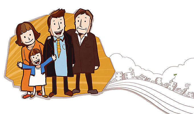 전신 PSD 라이프스타일 건축물 여자 남자 딸 어린이 일러스트 가정 가족 엄마 함께함 서기 웃음 사람 소녀 여러명 라이프 손들기 자녀 가족라이프 아빠 국내일러스트 건축 다수 컨셉 관계 모션 표정 생활 파일형식