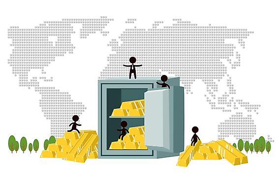 PSD 나무 식물 실루엣 세계지도 돈 일러스트 비즈니스 그림자 여러명 금융 경제 피규어 비즈니스맨 저장 금고 금괴 국내일러스트 남자 다수 지도 촬영기법 사람 세계 미니어처 직장인 재산 황금 파일형식