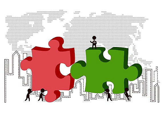 PSD 건축물 실루엣 세계지도 일러스트 비즈니스 그림자 여러명 건물 피규어 비즈니스맨 퍼즐 퍼즐조각 국내일러스트 남자 건축 조각 다수 지도 촬영기법 사람 세계 미니어처 직장인 파일형식