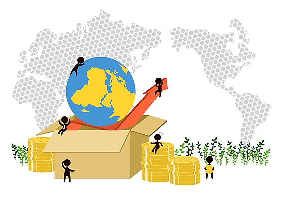 PSD 식물 실루엣 화살표 지구 세계지도 돈 일러스트 비즈니스 그림자 여러명 금융 경제 상자 동전 피규어 비즈니스맨 풀 국내일러스트 남자 다수 지도 촬영기법 사람 세계 미니어처 직장인 재산 파일형식