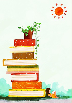 전신 PSD 식물 여자 어린이교육 교육 화분 화초 여유 어린이 일러스트 한명 사람 앉기 소녀 책 독서 태양 쌓기 기댐 소통 여자만 여자한명만 어린이만 소녀만 소녀한명만 국내일러스트 자연요소 1 감정 컨셉 모션 파일형식