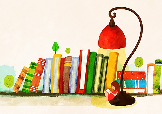 전신 PSD 나무 식물 여자 어린이교육 교육 여유 어린이 일러스트 조명 한명 사람 앉기 소녀 책 독서 기댐 스탠드 소통 여자만 여자한명만 어린이만 소녀만 소녀한명만 국내일러스트 1 감정 컨셉 모션 파일형식