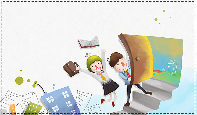 전신 PSD 여자 남자 종이 가방 일러스트 비즈니스 성공 직장 서기 웃음 들기 사람 정장 빌딩 청년 성인 두명 건물 책 손들기 문 계단 희망 경쟁 꿈 도전 구직 직장인 비즈니스맨 비즈니스우먼 목표 실업 합격 문서 청년실업 취업준비생 청년만 성인만 국내일러스트 직업 건축물 잡화 옷 감정 컨셉 회사 모션 표정 사회이슈 파일형식