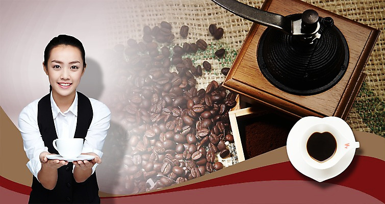 PSD 외국인 편집 편집이미지 직업 여자 커피 음료 한명 서기 웃음 들기 사람 동양인 상반신 성인 원두 차 커피잔 찻잔 낟알 원두커피 바리스타 분쇄기 여자만 여자한명만 성인여자만 성인만 이미지편집 1 모션 잔 표정 인종 파일형식