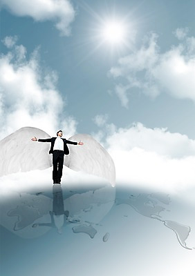전신 PSD 구름 편집이미지 직업 남자 지구 날개 비즈니스 하늘 팔벌리기 한명 서기 사람 정장 성인 앞모습 비즈니스라이프 글로벌 햇빛 태양 지구본 글로벌비즈니스 자유 비즈니스맨 남자만 남자한명만 성인남자만 성인만 이미지편집 자연요소 1 라이프스타일 옷 뷰포인트 컨셉 모션 직장인 파일형식