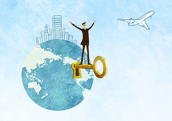 전신 PSD 건축물 남자 지구 일러스트 회사 비즈니스 하늘 열쇠 비행기 한명 서기 사람 정장 손짓 빌딩 성인 건물 글로벌 지구본 손들기 글로벌비즈니스 만세 직장인 비즈니스맨 열쇠구멍 남자만 남자한명만 성인남자만 성인만 국내일러스트 직업 1 옷 건축 항공교통 모션 대중교통 파일형식