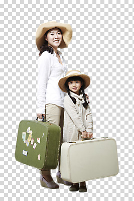 전신 편집 편집이미지 모자 라이프스타일 여자 딸 어린이 여행 가방 가족 모녀 엄마 가족여행 서기 미소 웃음 들기 사람 동양인 소녀 성인 두명 30대 부모 여행가방 유치원생 한국인 자녀 가족라이프 PNG 여자만 편집소스 잡화 관계 모션 표정 인종 생활 장년 파일형식