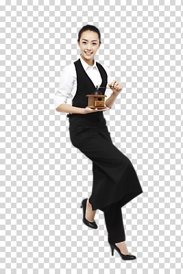 외국인 편집 편집이미지 직업 여자 커피 유니폼 의자 한명 미소 웃음 들기 사람 앉기 동양인 20대 성인 앞치마 바리스타 그라인더 PNG 핸드밀 여자만 여자한명만 성인여자만 청년만 청년여자만 성인한명만 청년여자한명만 성인여자한명만 성인만 편집소스 1 옷 음료 가구 모션 표정 인종 청년 커피용품 파일형식