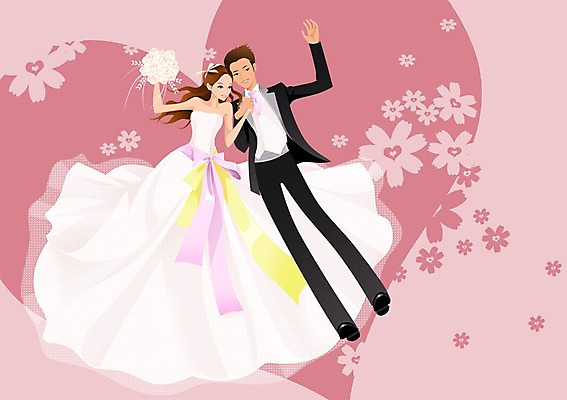 전신 PSD 식물 커플 드레스 여자 남자 행복 신부 부케 웨딩드레스 신랑 결혼 백그라운드 일러스트 사랑 서기 웃음 사람 정장 턱시도 성인 두명 손잡기 하트 성인만 국내일러스트 모양 옷 감정 꽃다발 관계 모션 표정 이벤트 파일형식