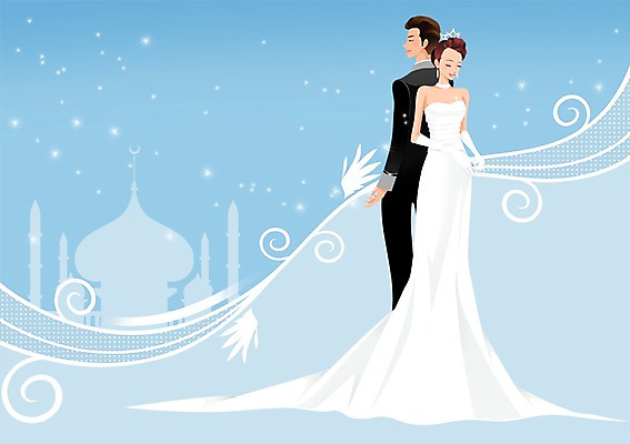 전신 PSD 건축물 커플 드레스 여자 남자 행복 신부 웨딩드레스 신랑 결혼 백그라운드 일러스트 사랑 서기 사람 정장 턱시도 성인 두명 눈감음 기댐 궁전 등맞대기 성인만 국내일러스트 옷 건축 감정 고건축 관계 모션 이벤트 파일형식