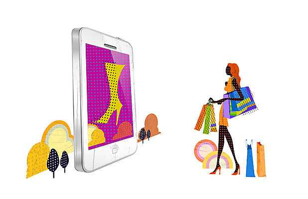 전신 PSD 나무 식물 여자 구두 일러스트 모바일 무선통신 봉투 한명 서기 들기 사람 이벤트 성인 스마트폰 핸드폰 스마트기기 쇼핑 쇼핑백 스마트 온라인쇼핑 모바일쇼핑 편리함 여자만 여자한명만 성인여자만 성인만 국내일러스트 1 신발 컨셉 가방 통신 모션 전자제품 온라인 파일형식