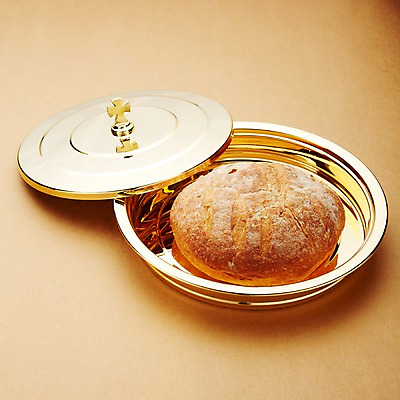 포토 JPG 스튜디오촬영 그릇 식기 기독교 종교 음식 빵 백그라운드 십자가 종교용품 디저트 기독교용품 실내 사람없음 뚜껑 황금 오브젝트 성찬기 국내포토 내부 파일형식