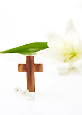 포토 JPG 스튜디오촬영 식물 꽃 기독교 종교 백그라운드 십자가 종교용품 기독교용품 실내 근접촬영 사람없음 아웃포커스 백합 오브젝트 국내포토 뷰포인트 촬영기법 내부 파일형식