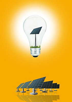 PSD 편집이미지 라이프스타일 캠페인 전구 자연 조명 사람없음 자연보호 환경 그린캠페인 그린에너지 보호 환경보전 태양에너지 집열판 이미지편집 컨셉 생활 에너지 사회이슈 생태계 파일형식