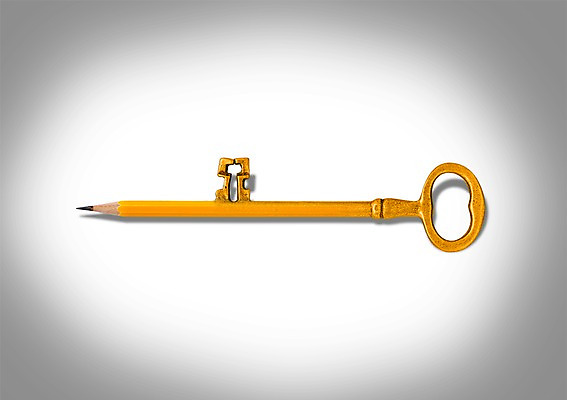 PSD 편집 편집이미지 교육 열쇠 사람없음 필기구 연필 오브젝트 교구 황금열쇠 이미지편집 문구용품 학용품 파일형식