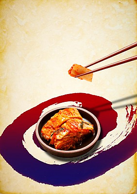 PSD 편집 편집이미지 식기 접시 포스터 음식 젓가락 반찬 김치 들기 사람없음 식당 알림 전단 홍보물 음식전단 배추김치 이미지편집 한식 모션 수저 상점 파일형식