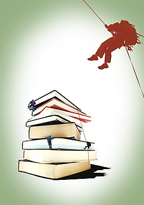 전신 PSD 편집 편집이미지 학생 교육 실루엣 줄 청소년 사람 여러명 10대 책 쌓기 등산 장비 등산복 오르기 십대만 이미지편집 옷 다수 모션 촬영기법 트래킹 파일형식