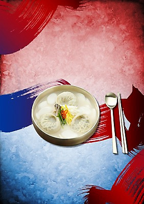 PSD 편집 편집이미지 그릇 식기 포스터 음식 젓가락 떡 수저 사람없음 식당 알림 전단 홍보물 만두 음식전단 떡만두국 이미지편집 상점 만두국 파일형식