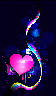 동물 한마리 선 백그라운드 무지개 곡선 일러스트 조류 사랑 사람없음 컬러풀 하트 원형 신비 퓨전 팝아트 하트백그라운드 부엉이 국내일러스트 AI파일 자연요소 모양 도형 1 감정 컬러 컨셉 그림 파일형식 벡터