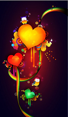 동물 선 백그라운드 무지개 두마리 곡선 일러스트 조류 사랑 사람없음 컬러풀 하트 원형 신비 퓨전 팝아트 하트백그라운드 부엉이 국내일러스트 AI파일 자연요소 모양 도형 감정 컬러 컨셉 2 그림 파일형식 벡터