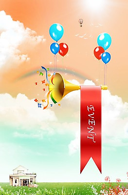 PSD 구름 편집이미지 건축물 배너 꽃 악기 무지개 하늘 주택 프레임 이벤트 잔디 사람없음 건물 햇빛 태양 반사 공백 현수막 열기구 알림 나팔 풍선 팡파레 이미지편집 자연요소 식물 건축 음악 항공교통 파일형식