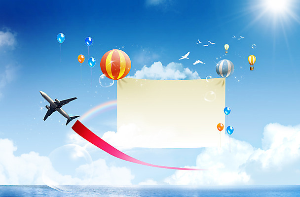 PSD 동물 구름 편집이미지 배너 바다 무지개 조류 하늘 비행기 프레임 이벤트 사람없음 햇빛 태양 반사 공백 현수막 물방울 열기구 알림 풍선 이미지편집 자연요소 항공교통 대중교통 파일형식