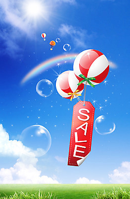 PSD 식물 구름 편집이미지 배너 리본 무지개 하늘 프레임 이벤트 잔디 사람없음 햇빛 태양 반사 공백 현수막 물방울 열기구 알림 풍선 이미지편집 자연요소 항공교통 파일형식