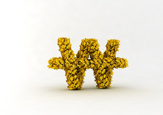 PSD 식물 편집이미지 기호 캠페인 컬러 단풍 돈 사람없음 컴퓨터그래픽 그래픽 초록색 노란색 3D소스 3D 자연보호 환경 그린캠페인 원화 화폐기호 풀 입체 편집소스 편집3D 문자 잎 자연 재산 보호 화폐 디지털합성 파일형식