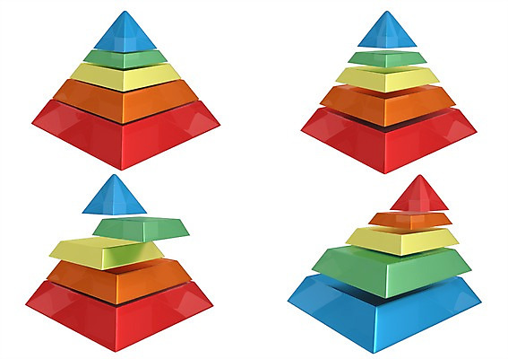 PSD 조각 부분 통계 수치 그래프 사람없음 그래픽 컬러풀 3D소스 3D 자료 표 삼각형 입체 피라미드 서류판 도형 건축물 컬러 사무용품 디지털합성 랜드마크 파일형식
