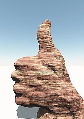 PSD 편집이미지 손 조각 신체 손가락 손짓 사람없음 신체부위 그래픽 3D소스 3D 엄지손가락 돌_바위 바위 최고 입체 만족 돌조각 스톤 조각_조소 편집소스 편집3D 감정 모션 사람 디지털합성 조소 파일형식