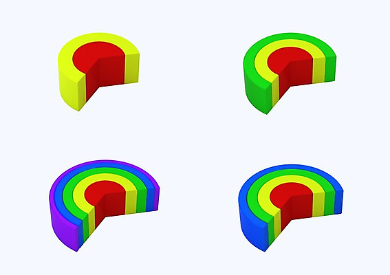 PSD 조각 부분 통계 수치 그래프 사람없음 그래픽 컬러풀 3D소스 3D 자료 원형 표 입체 원그래프 서류판 도형 컬러 사무용품 디지털합성 파일형식