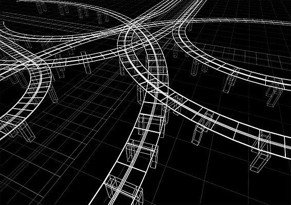 PSD 편집이미지 건축물 현대건축 건축 선 곡선 사람없음 컴퓨터그래픽 그래픽 3D소스 3D 설계도 입체 청사진 교차 조감도 가교 편집소스 편집3D 건설업 디지털합성 파일형식