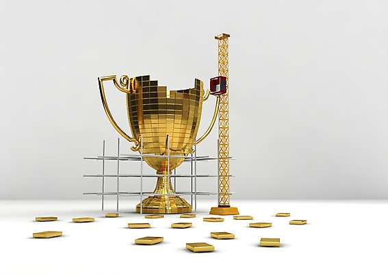 PSD 편집이미지 건축 이동 공사 사람없음 그래픽 3D소스 3D 장비 건설현장 우승 운반 중장비 구조물 상품 상 트로피 입체 기중기 철근 금괴 철조물 편집소스 편집3D 컨셉 건설업 최고 산업장비 황금 상_우승 상패 디지털합성 파일형식