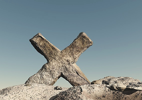 PSD 편집이미지 조각 사람없음 그래픽 3D소스 3D 돌_바위 바위 X 입체 돌조각 스톤 조각_조소 편집소스 편집3D 알파벳 디지털합성 조소 파일형식