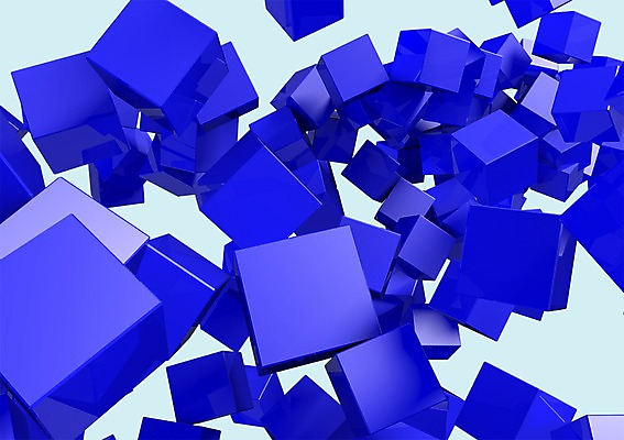 PSD 편집이미지 컬러 백그라운드 무늬 패턴 사람없음 그래픽 파란색 상자 3D소스 3D 사각형 블록 큐브 분석 입체 정사각형 육면체 복잡 편집소스 편집3D 도형 컨셉 디지털합성 파일형식