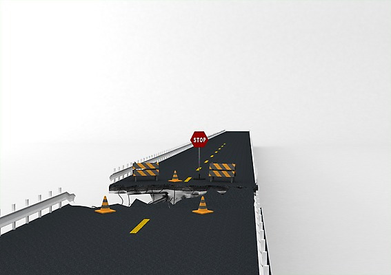 PSD 편집이미지 도로 길 난간 안전 사람없음 그래픽 3D소스 3D 손상 원근감 차도 표지판 고속도로 수비 정지 아스팔트 입체 붕괴 원뿔 칼라콘 편집소스 편집3D 도형 뷰포인트 컨셉 교통시설 모션 알림판 안전장비 디지털합성 파일형식