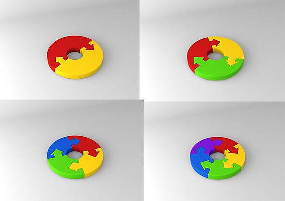 PSD 화살표 조각 부분 통계 수치 그래프 사람없음 그래픽 컬러풀 3D소스 3D 자료 원형 표 입체 원그래프 서류판 도형 컬러 사무용품 디지털합성 파일형식