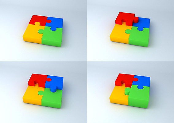 PSD 편집이미지 조각 사람없음 그래픽 컬러풀 3D소스 3D 놀이용품 퍼즐 입체 오브젝트 퍼즐조각 편집소스 편집3D 컬러 디지털합성 파일형식