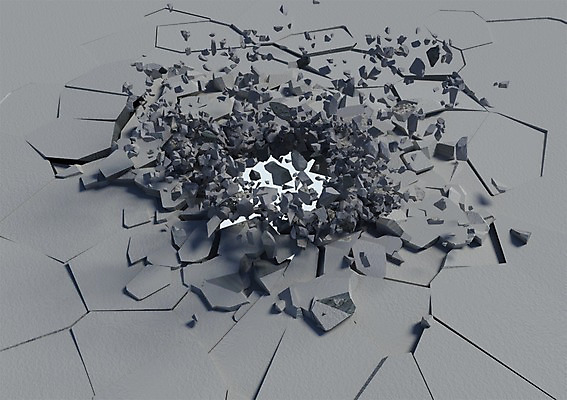 PSD 편집이미지 벽 조각 백그라운드 무늬 패턴 사람없음 그래픽 3D소스 3D 손상 돌_바위 구멍 균열 파편 입체 붕괴 편집소스 편집3D 컨셉 모션 디지털합성 파일형식